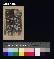 藏品(原住民工藝明信片：排灣族木盾)的圖片